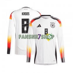 Deutschland fußball trikot Euro 2024 Toni Kroos 8 Herren Heim Langarm