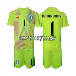 Italien fußball trikot Euro 2024 Donnarumma 1 Torhüter Kinder Heim Kurzarm