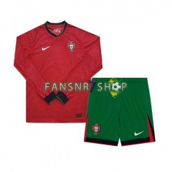 Portugal fußball trikot Euro 2024 Kinder Heim Langarm