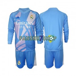 Real Madrid fußball trikot Torhüter Kinder Heim 2024-2025 Langarm