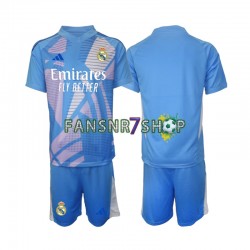 Real Madrid fußball trikot Torhüter Kinder Heim 2024-2025 Kurzarm