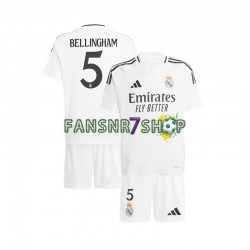 Real Madrid fußball trikot Jude Bellingham 5 Kinder Heim 2024-2025 Kurzarm