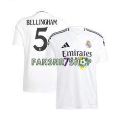 Real Madrid fußball trikot Jude Bellingham 5 Herren Heim 2024-2025 Kurzarm