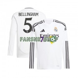 Real Madrid fußball trikot Jude Bellingham 5 Herren Heim 2024-2025 Langarm