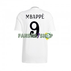 Real Madrid fußball trikot Kylian Mbappé 9 Herren Heim 2024-2025 Kurzarm