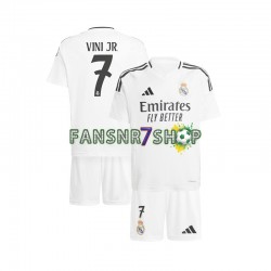 Real Madrid fußball trikot Vinicius Junior 7 Kinder Heim 2024-2025 Kurzarm