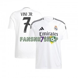 Real Madrid fußball trikot Vinicius Junior 7 Herren Heim 2024-2025 Kurzarm