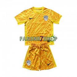 Slowenien fußball trikot Euro 2024 Torhüter Kinder Heim Kurzarm