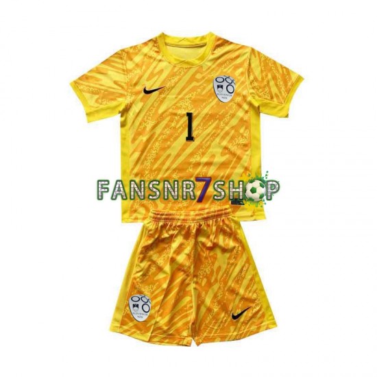 Slowenien fußball trikot Euro 2024 Jan Oblak 1 Torhüter Kinder Heim Kurzarm
