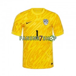 Slowenien fußball trikot Euro 2024 Jan Oblak 1 Torhüter Herren Heim Kurzarm