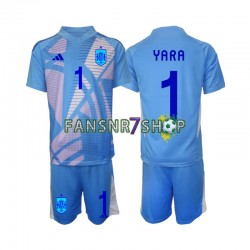 Spanien fußball trikot Euro 2024 David Raya 1 Torhüter Kinder Heim Kurzarm