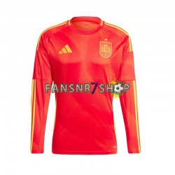 Spanien fußball trikot Euro 2024 Herren Heim Langarm