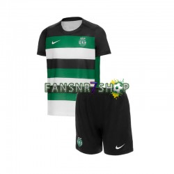 Sporting CP fußball trikot Kinder Heim 2024-2025 Kurzarm