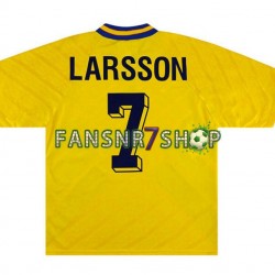 Schweden fußball trikot Henrik Larsson 7 Herren Heim Retro 1994 Kurzarm