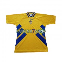 Schweden fußball trikot Herren Heim Retro 1994 Kurzarm