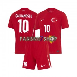 Türkei fußball trikot Euro 2024 Hakan Calhanoglu 10 Kinder Auswärts Kurzarm