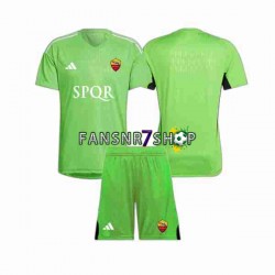AS Rom fußball trikot Torhüter Kinder Auswärts 2023-2024 Kurzarm