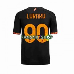AS Rom fußball trikot Romelu Lukaku 90 Herren Ausweich 2023-2024 Kurzarm