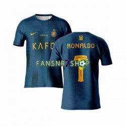Al-Nassr fußball trikot Ronaldo 7 Herren Auswärts 2023-2024 Kurzarm