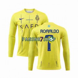 Al-Nassr fußball trikot Ronaldo 7 Herren Heim 2023-2024 Langarm