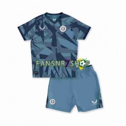 Aston Villa fußball trikot Kinder Ausweich 2023-2024 Kurzarm