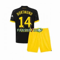Borussia Dortmund fußball trikot Niclas Fullkrug 14 Kinder Auswärts 2023-2024 Kurzarm