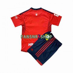 CA Osasuna fußball trikot Kinder Heim 2023-2024 Kurzarm