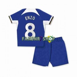 Chelsea fußball trikot Enzo Fernandez 8 Kinder Heim 2023-2024 Kurzarm