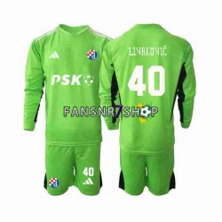 Dinamo Zagreb fußball trikot Livakovic 40 Torhüter Kinder Heim 2023-2024 Langarm