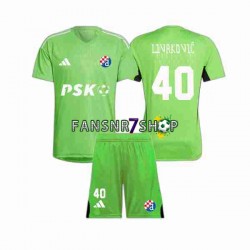 Dinamo Zagreb fußball trikot Livakovic 40 Torhüter Kinder Heim 2023-2024 Kurzarm