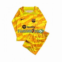 FC Barcelona fußball trikot Torhüter Kinder Viertes 2023-2024 Langarm