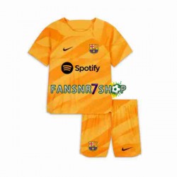 FC Barcelona fußball trikot Torhüter Kinder Viertes 2023-2024 Kurzarm