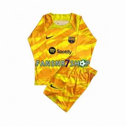 FC Barcelona fußball trikot Ter Stegen 1 Torhüter Kinder Viertes 2023-2024 Langarm