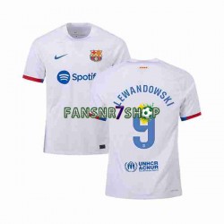 FC Barcelona fußball trikot LEWANDOWSKI 9 Herren Auswärts 2023-2024 Kurzarm