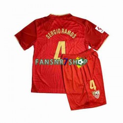 FC Sevilla fußball trikot Sergio Ramos 4 Kinder Auswärts 2023-2024 Kurzarm