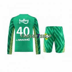 Fenerbahce Livakovic 40 Footbal Kit Torhüter Heim 2023-2024 Langarm