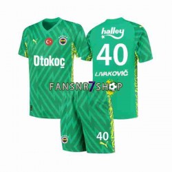 Fenerbahce Livakovic 40 Footbal Kit Torhüter Heim 2023-2024 Kurzarm