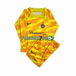 Inter Mailand fußball trikot Torhüter Kinder Heim 2023-2024 Langarm