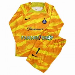 Inter Mailand fußball trikot Sommer 1 Torhüter Kinder Heim 2023-2024 Langarm