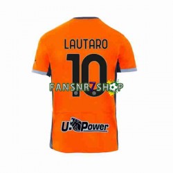 Inter Mailand fußball trikot Lautaro Martinez 10 Herren Ausweich 2023-2024 Kurzarm