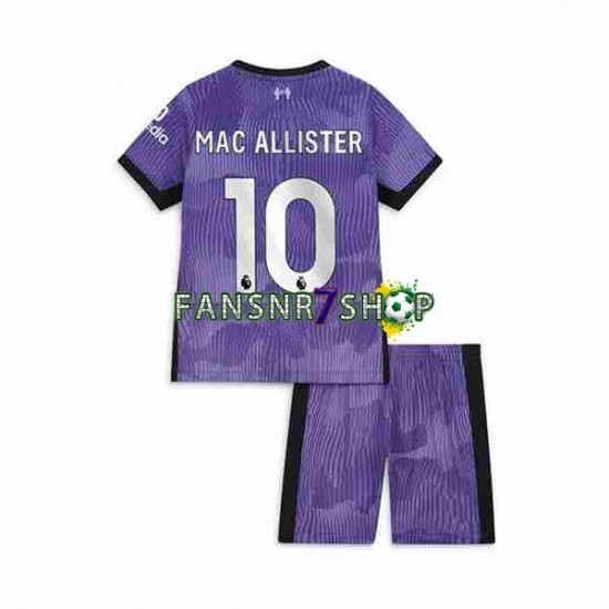 Liverpool fußball trikot Alexis Mac Allister 10 Kinder Ausweich 2023-2024 Kurzarm