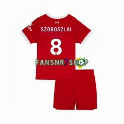 Liverpool fußball trikot Dominik Szoboszlai 8 Kinder Heim 2023 Kurzarm