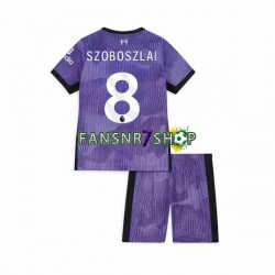 Liverpool fußball trikot Dominik Szoboszlai 8 Kinder Ausweich 2023 Kurzarm