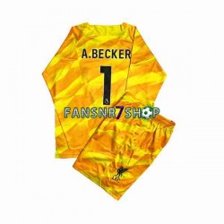 Liverpool fußball trikot A.Becker 1 Torhüter Kinder Ausweich 2023-2024 Langarm