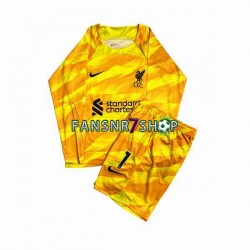 Liverpool fußball trikot A.Becker 1 Torhüter Kinder Ausweich 2023-2024 Langarm