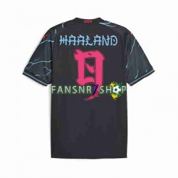 Manchester City fußball trikot Haaland 9 Japanese Tour Printing Herren Ausweich 2023-2024 Kurzarm
