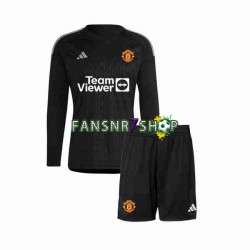 Manchester United fußball trikot Torhüter Kinder Ausweich 2023-2024 Langarm