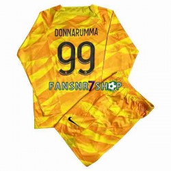 Paris Saint-Germain fußball trikot DONNARUMMA 99 Torhüter Kinder Auswärts 2023-2024 Langarm
