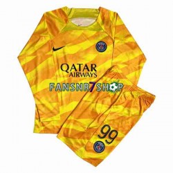 Paris Saint-Germain fußball trikot DONNARUMMA 99 Torhüter Kinder Auswärts 2023-2024 Langarm
