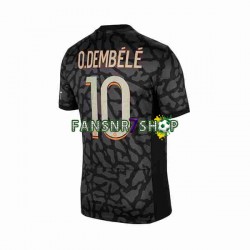 Paris Saint-Germain fußball trikot O.Dembele 10 Herren Ausweich 2023-2024 Kurzarm